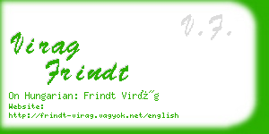 virag frindt business card